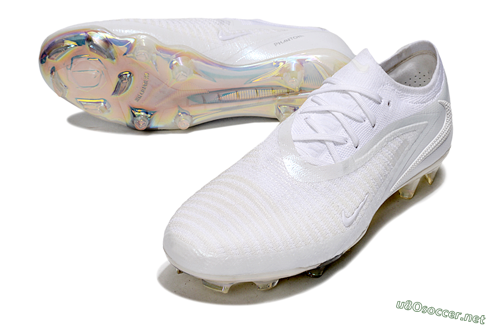 Men's Nike Phantom 6 Low Elite FG Football Boots - Beige/White/Gold 3