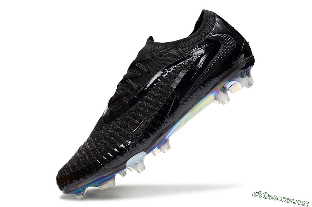 Men's Nike Phantom 6 Low Elite FG Football Boots - Black/Gold 5