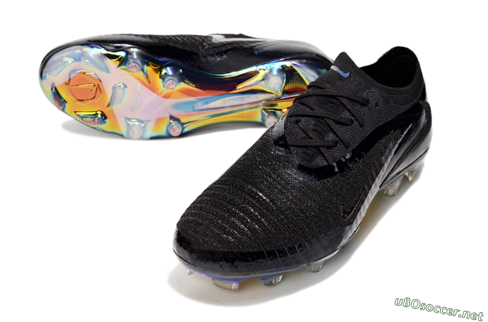 Men's Nike Phantom 6 Low Elite FG Football Boots - Black/Gold 3