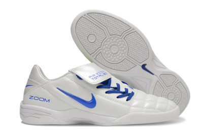 Men's Nike Air Zoom Total 90 III IC Football Shoes - White/Blue