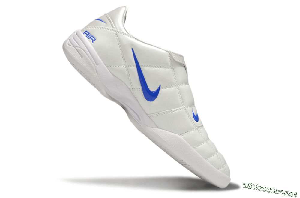 Men's Nike Air Zoom Total 90 III IC Football Shoes - White/Blue 4