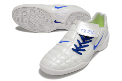 Men's Nike Air Zoom Total 90 III IC Football Shoes - White/Blue