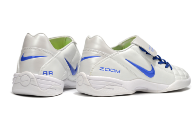 Men's Nike Air Zoom Total 90 III IC Football Shoes - White/Blue