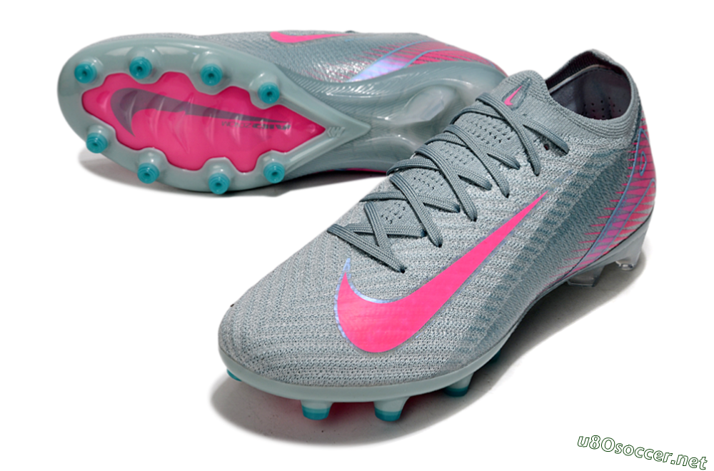 Men's Nike Air Zoom Mercurial Vapor 16 Elite AG Football Boots - Jade/Pink/Blue 3
