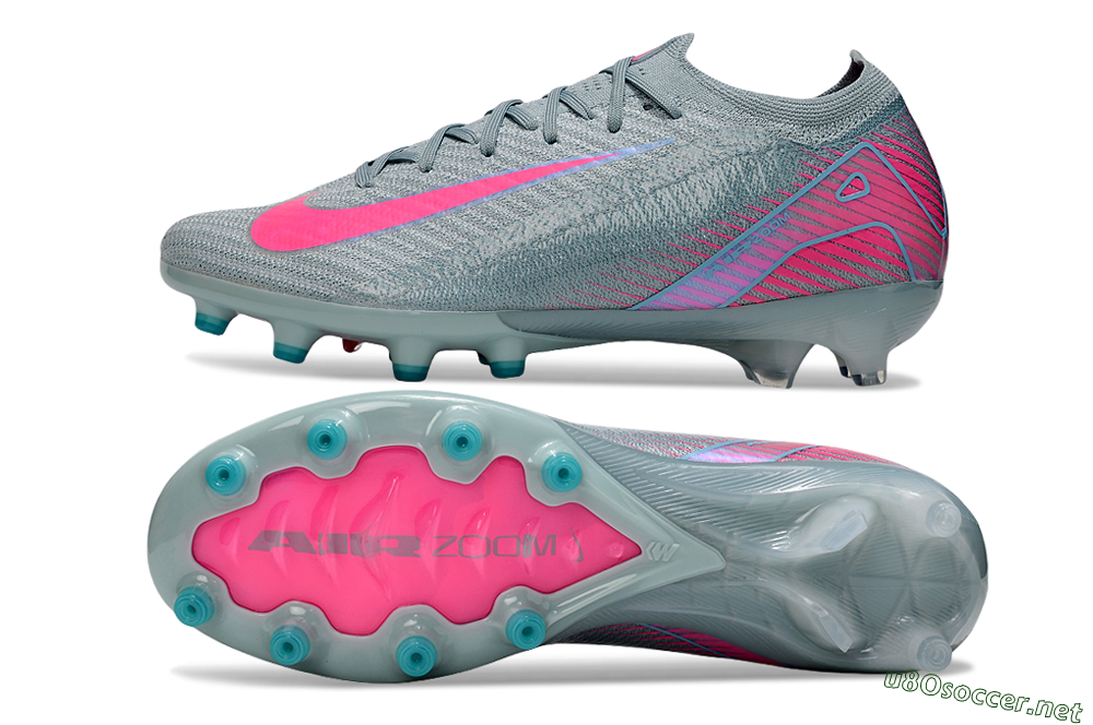 Men's Nike Air Zoom Mercurial Vapor 16 Elite AG Football Boots - Jade/Pink/Blue 1