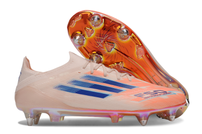 Men's Adidas F50 Elite SG Football Boots - Pink/Blue/Gold