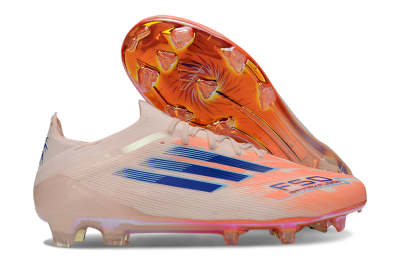 Men's Adidas F50 Elite FG Football Boots - Pink/Orange/Blue