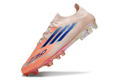 Men's Adidas F50 Elite FG Football Boots - Pink/Orange/Blue