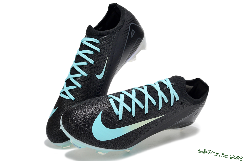 Unisex Nike Air Zoom Mercurial Vapor 16 Elite FG Football Boots - Black/Jade/White 3