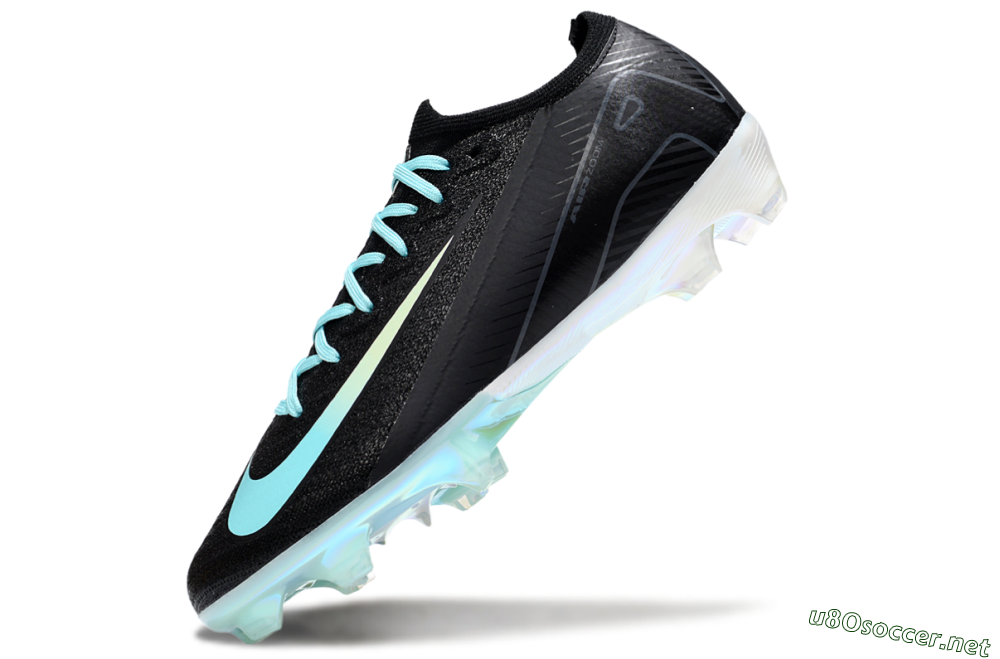 Unisex Nike Air Zoom Mercurial Vapor 16 Elite FG Football Boots - Black/Jade/White 5