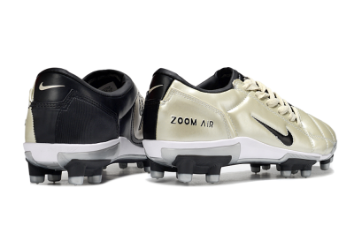 Men's Nike Air Zoom Total 90 III FG Football Boots - Beige/Black/White