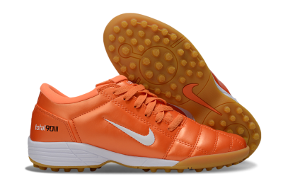 Unisex Nike Total 90 III TF Football Shoes - Red/White/Orange