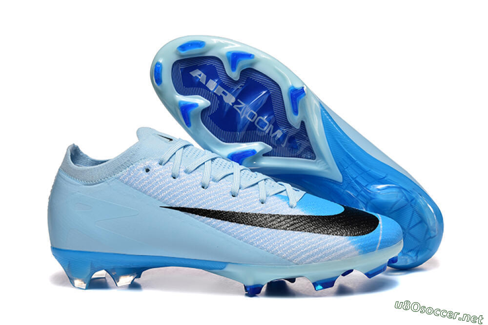 Men's Nike Air Zoom Mercurial Vapor 16 Elite FG Football Boots - Jade/Blue/Black 2
