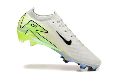 Men's Nike Air Zoom Mercurial Vapor 16 Elite FG Football Boots - White/Black/Yellow