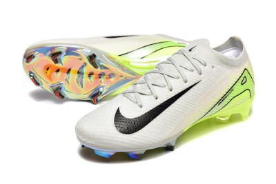 Men's Nike Air Zoom Mercurial Vapor 16 Elite FG Football Boots - White/Black/Yellow