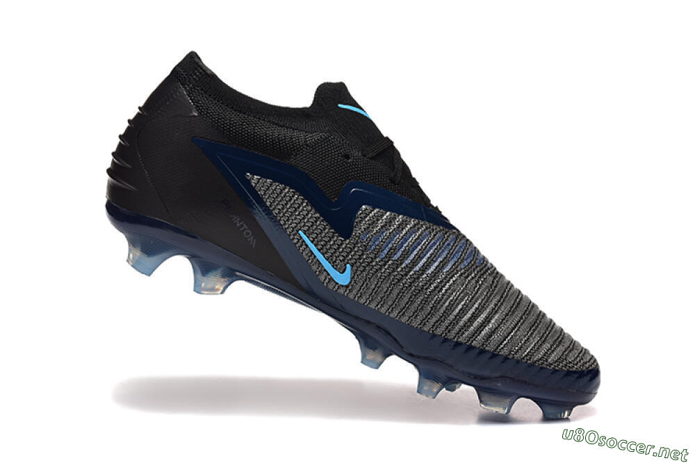 Men's Nike Phantom 6 Low Elite FG Football Boots - Black/Blue/Red 7