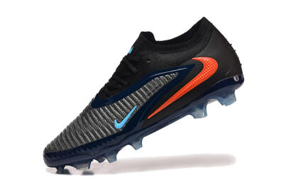 Men's Nike Phantom 6 Low Elite FG Football Boots - Black/Blue/Red
