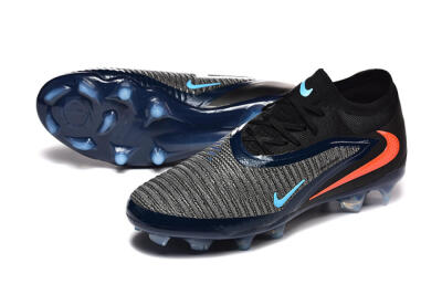 Men's Nike Phantom 6 Low Elite FG Football Boots - Black/Blue/Red