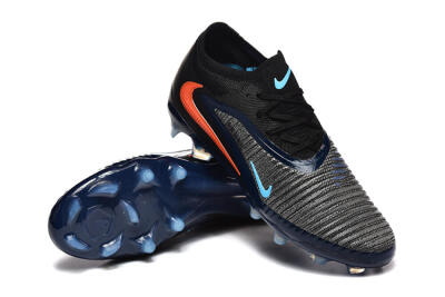 Men's Nike Phantom 6 Low Elite FG Football Boots - Black/Blue/Red