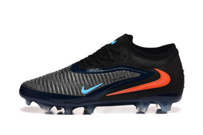 Men's Nike Phantom 6 Low Elite FG Football Boots - Black/Blue/Red