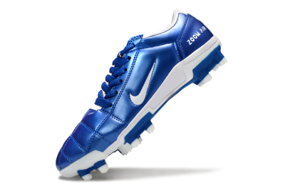 Men's Nike Air Zoom Total 90 III FG Football Boots - Blue/White