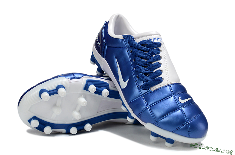 Men's Nike Air Zoom Total 90 III FG Football Boots - Blue/White 4