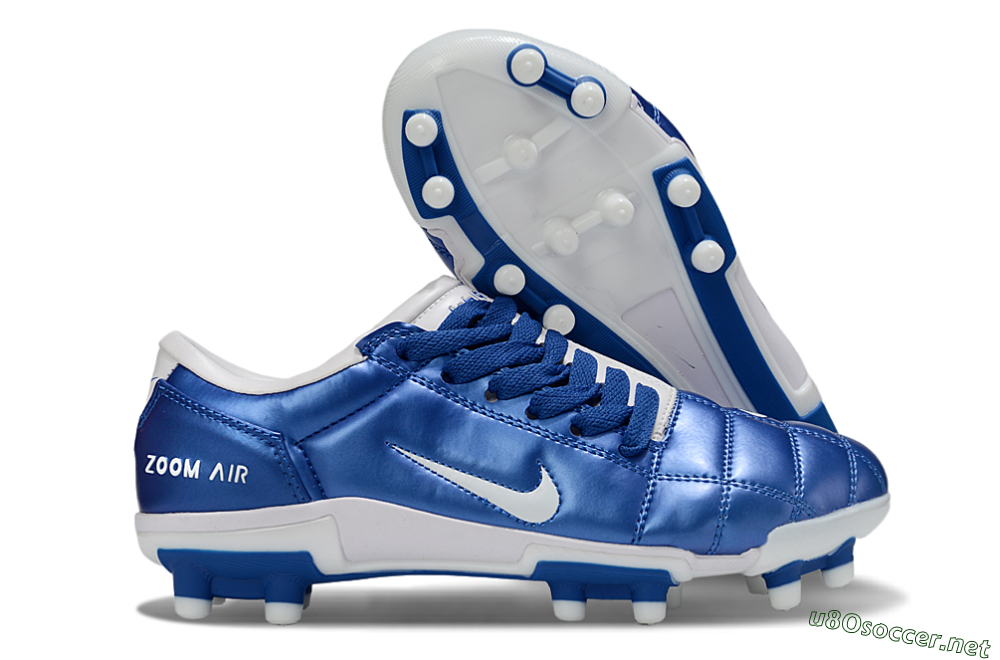 Men's Nike Air Zoom Total 90 III FG Football Boots - Blue/White 2