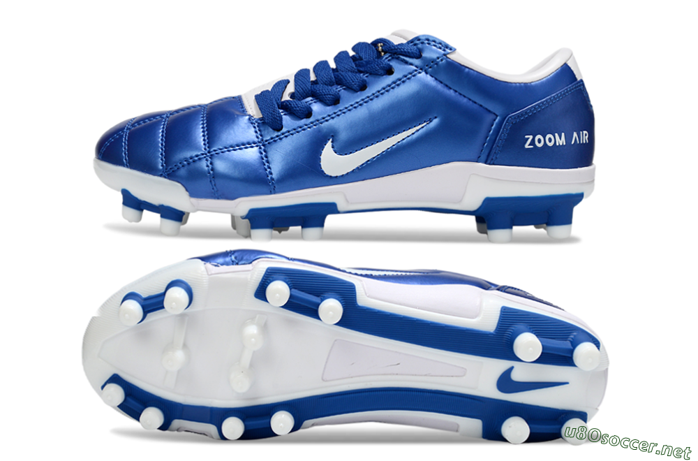 Men's Nike Air Zoom Total 90 III FG Football Boots - Blue/White 1
