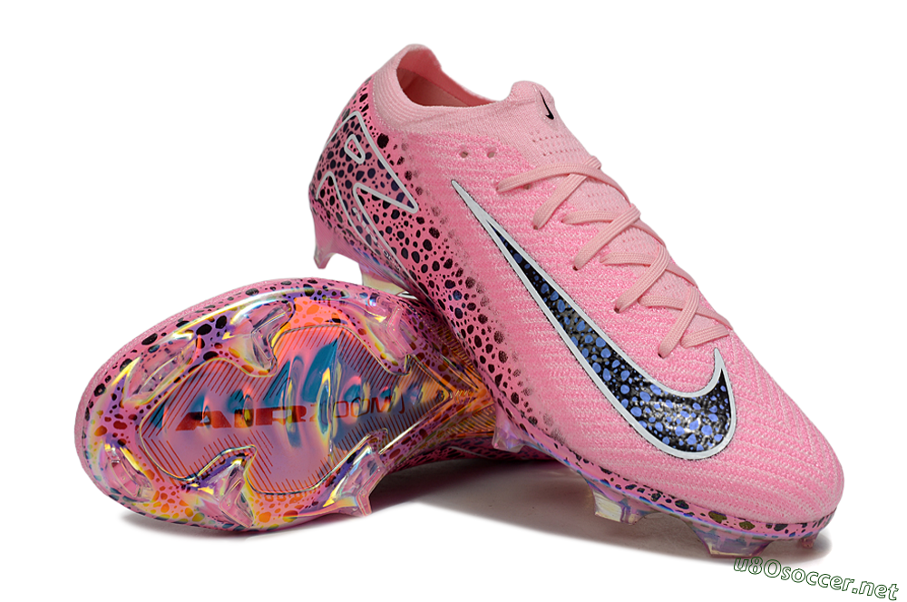 Unisex Nike Air Zoom Mercurial Vapor 16 Elite FG Football Boots - Pink/Blue/Black 3