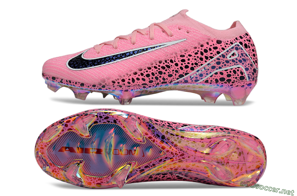 Unisex Nike Air Zoom Mercurial Vapor 16 Elite FG Football Boots - Pink/Blue/Black 1