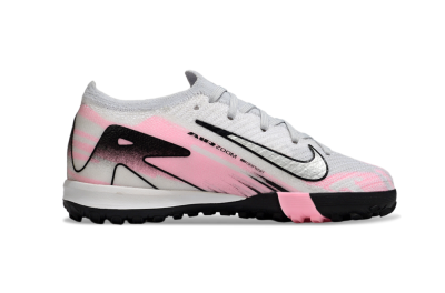 Kids Nike Air Zoom Mercurial Vapor 16 Elite TF Football Shoes - Grey/Silver/Pink