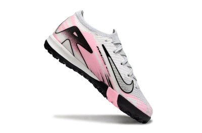 Kids Nike Air Zoom Mercurial Vapor 16 Elite TF Football Shoes - Grey/Silver/Pink