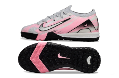 Kids Nike Air Zoom Mercurial Vapor 16 Elite TF Football Shoes - Grey/Silver/Pink