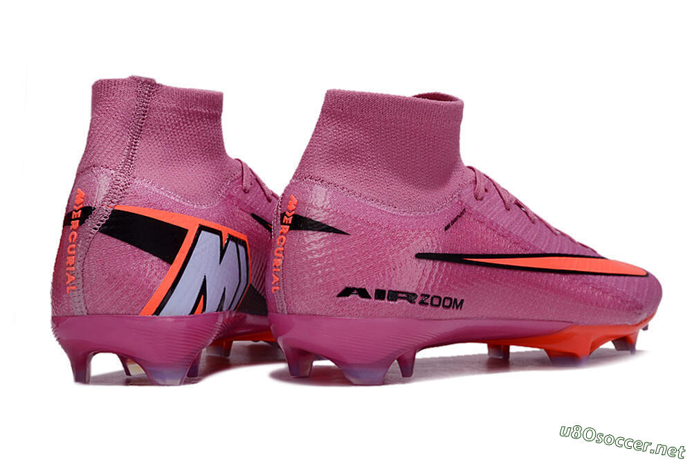 Unisex Nike Air Zoom Mercurial Superfly 10 Elite FG Football Boots - Red/Black/Orange 7