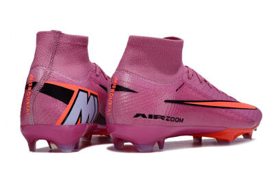 Unisex Nike Air Zoom Mercurial Superfly 10 Elite FG Football Boots - Red/Black/Orange
