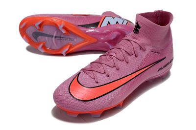 Unisex Nike Air Zoom Mercurial Superfly 10 Elite FG Football Boots - Red/Black/Orange