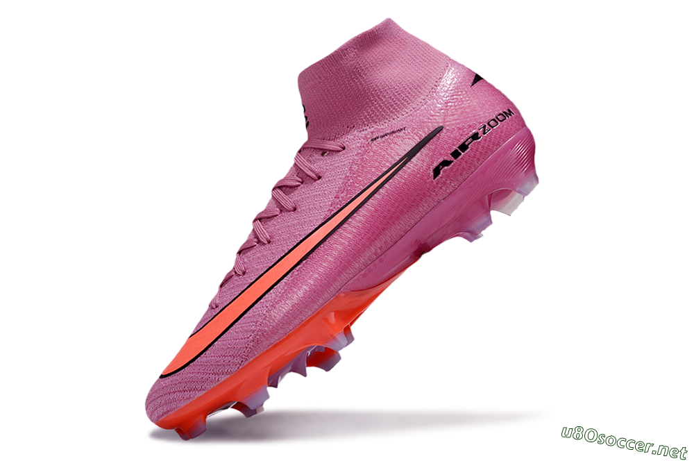 Unisex Nike Air Zoom Mercurial Superfly 10 Elite FG Football Boots - Red/Black/Orange 6