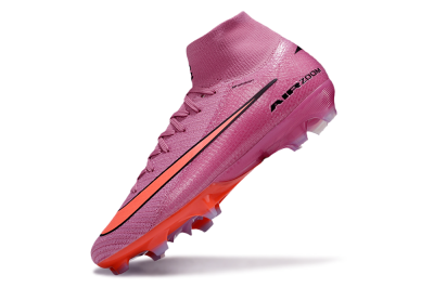 Unisex Nike Air Zoom Mercurial Superfly 10 Elite FG Football Boots - Red/Black/Orange