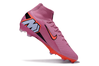 Unisex Nike Air Zoom Mercurial Superfly 10 Elite FG Football Boots - Red/Black/Orange