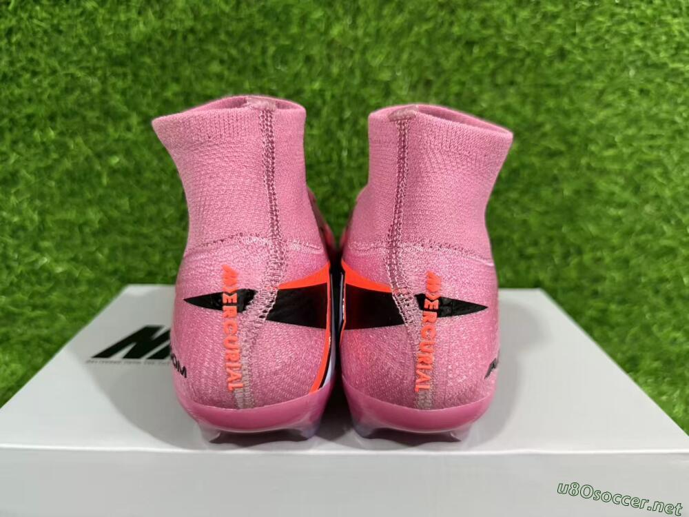 Unisex Nike Air Zoom Mercurial Superfly 10 Elite FG Football Boots - Red/Black/Orange