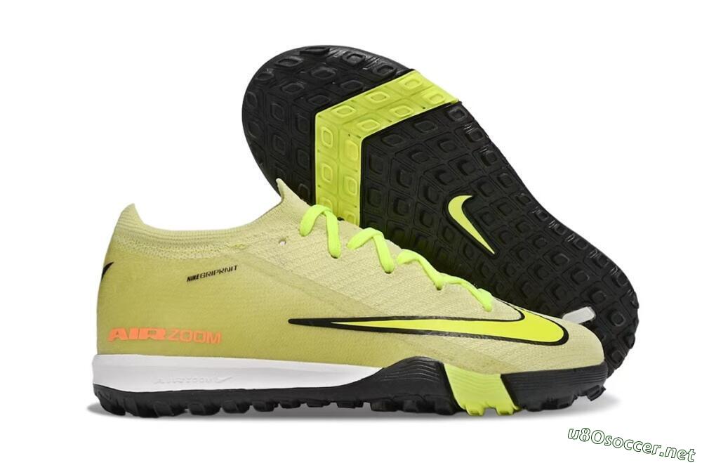 Kids Nike Air Zoom Mercurial Vapor 16 Elite TF Football Shoes - Yellow/Black/Red 2