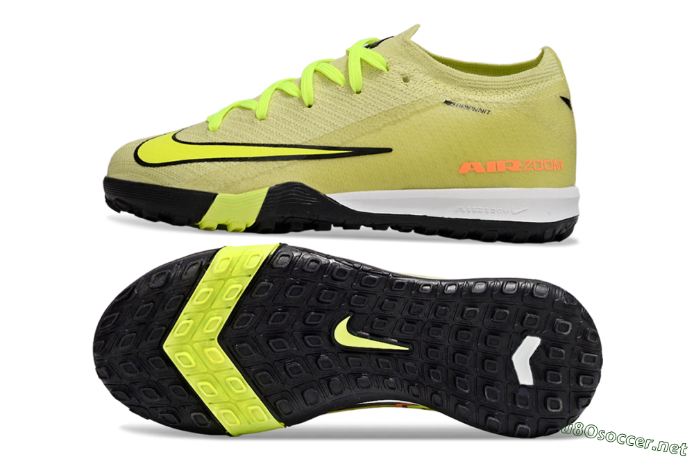 Kids Nike Air Zoom Mercurial Vapor 16 Elite TF Football Shoes - Yellow/Black/Red 1