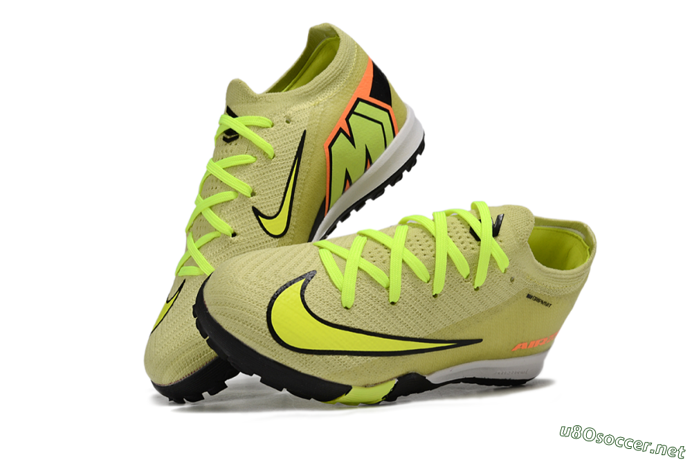 Kids Nike Air Zoom Mercurial Vapor 16 Elite TF Football Shoes - Yellow/Black/Red 3