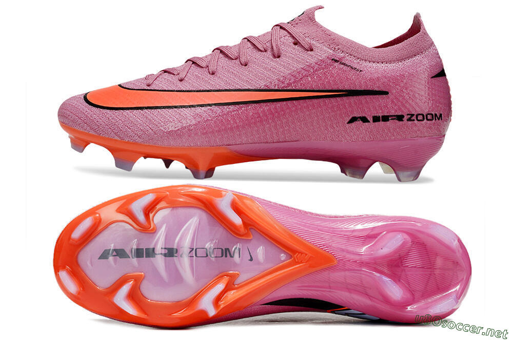 Unisex Nike Air Zoom Mercurial Vapor 16 Elite FG Football Boots - Red/Black/Orange 1