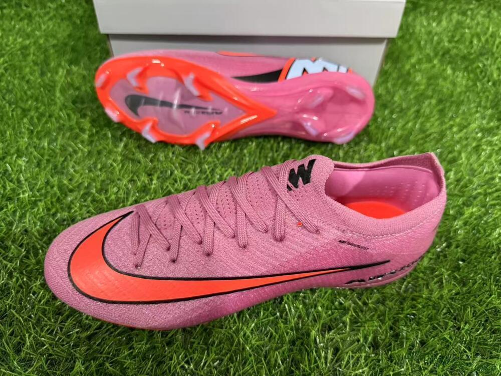 Unisex Nike Air Zoom Mercurial Vapor 16 Elite FG Football Boots - Red/Black/Orange