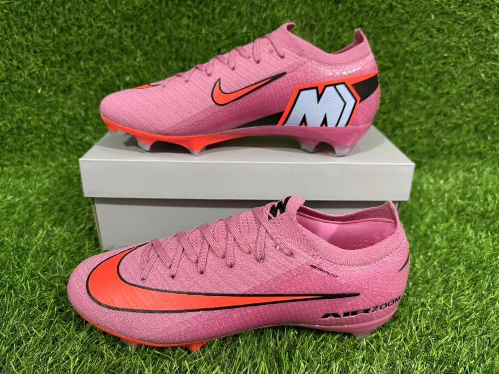 Unisex Nike Air Zoom Mercurial Vapor 16 Elite FG Football Boots - Red/Black/Orange