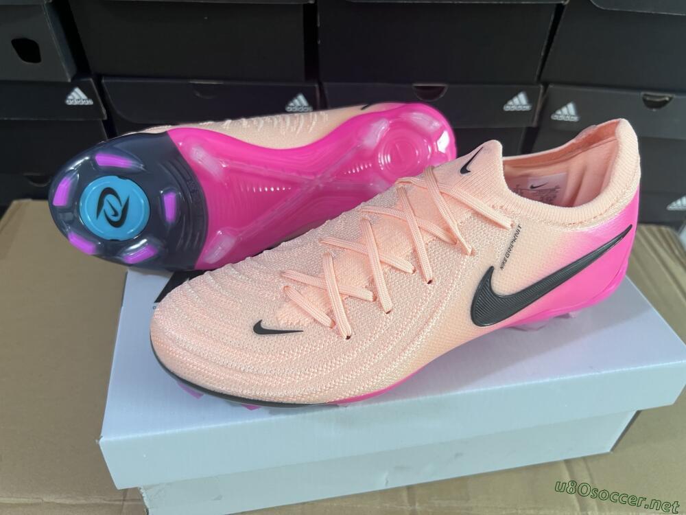 Unisex Nike Phantom GX 2 Elite FG Football Boots - Pink/Black
