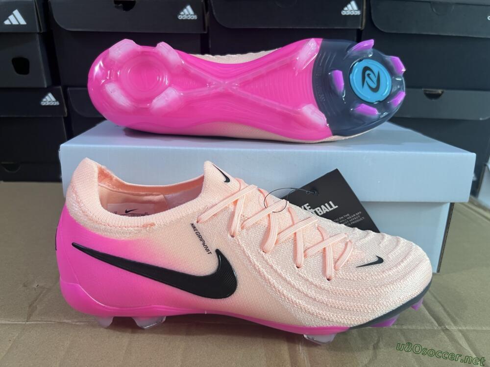 Unisex Nike Phantom GX 2 Elite FG Football Boots - Pink/Black