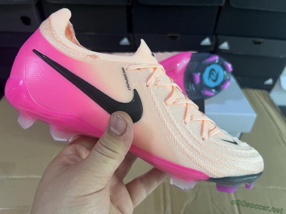 Unisex Nike Phantom GX 2 Elite FG Football Boots - Pink/Black