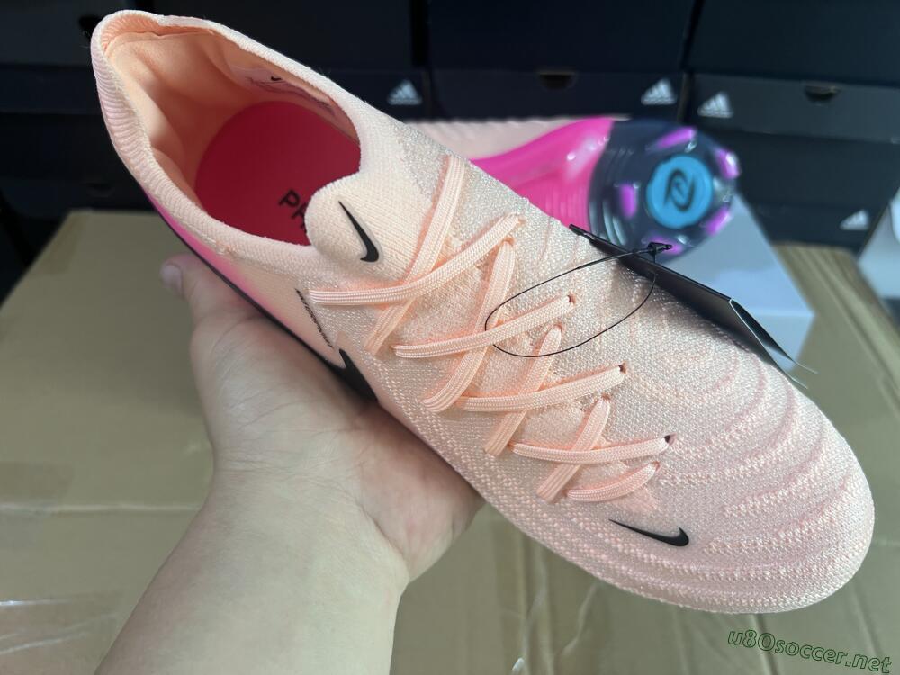 Unisex Nike Phantom GX 2 Elite FG Football Boots - Pink/Black